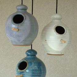 Paul Anthony Stoneware Birdfeeders